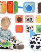 2Kids Toys Sensory Book Animals kontrasztos fejlesztő könyv 1 db