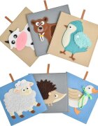 2Kids Toys Sensory Pictures Animals képeskönyv 6 db