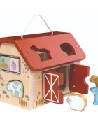 2Kids Toys Shape Sorter Farm Animals interaktív formaberakó játék 6 db