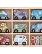 2Kids Toys Wooden Car Set játékkészlet 2y+ 12 db
