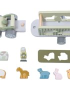 2Kids Toys Wooden Car with Animals játékkészlet fából készült 2y+ 10 db