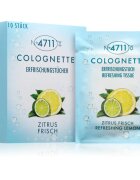 4711 Colognette Wipes frissítő nedves törlőkendők unisex 10 db