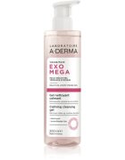 A-Derma Exomega Calming Cleansing Gel arctisztító és szemfestéklemosó gél nyugtató hatással 200 ml