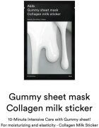 Abib Gummy Sheet Mask Collagen Milk Sticker hidratáló arcmaszk nyugtató hatással 27 ml