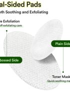 Abib Heartleaf Clear Touch Essence Pad bőrnyugtató korongok hidratáló hatással 70 db