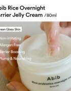 Abib Rice Probiotics Overnight Mask Barrier Jelly éjszakai arcmaszk az intenzív hidratálásért 80 ml