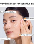 Abib Rice Probiotics Overnight Mask Barrier Jelly éjszakai arcmaszk az intenzív hidratálásért 80 ml