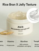 Abib Rice Probiotics Overnight Mask Barrier Jelly éjszakai arcmaszk az intenzív hidratálásért 80 ml