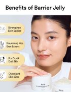 Abib Rice Probiotics Overnight Mask Barrier Jelly éjszakai arcmaszk az intenzív hidratálásért 80 ml