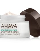 Ahava Beauty Before Age éjszakai liftinges kisimító krém arcra nyakra és dekoltázsra 50 ml