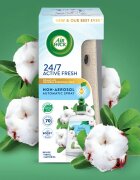 Air Wick Active Fresh Linen & White Orchid automata légfrissítő utántöltővel 228 ml