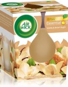 Air Wick Essential Oil Vanilla & Brown Sugar illatgyertya 105 g