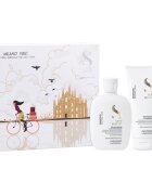 Alfaparf Milano Semi di Lino Diamond Holiday Kit ajándékszett a fénylő és selymes hajért