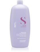 Alfaparf Milano Semi di Lino Smooth kisimító sampon a rakoncátlan és töredezett hajra 1000 ml
