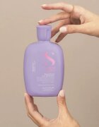 Alfaparf Milano Semi di Lino Smooth kisimító sampon a rakoncátlan és töredezett hajra 250 ml