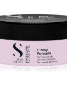 Alfaparf Milano Semi di Lino Style&Care Glossy Pomade formázó viaszos hajzselé hajformázáshoz és modellezéshez magasfényű 100 ml