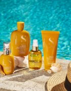 Alfaparf Milano Semi di Lino Sunshine öblítést nem igénylő tej a hajra nap által károsult haj 125 ml