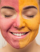 Almara Soap Face Green Clay & Turmeric tisztító arcmaszk zsíros és problémás bőrre 20 g