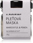 Almara Soap Face Moroccan Clay & Pumice Hámlasztó maszk normál bőrre 20 g