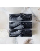 Almara Soap Natural Black As My Soul természetes szilárd szappan zsíros és problémás bőrre 90 g