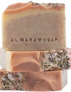 Almara Soap Natural Peeling Walnut természetes szilárd szappan peeling hatással 90 g