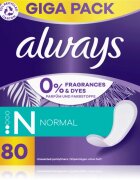 Always Daily Fresh Normal tisztasági betétek parfümmentes 80 db
