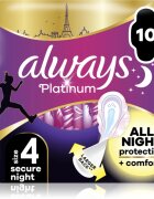 Always Platinum Secure Night Size 4 egészségügyi betétek 10 db