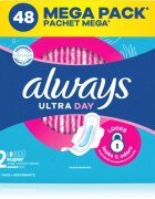 Always Ultra Super Size 2 egészségügyi betétek szárnyakkal 48 db