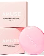 AMUSE Dew Power Vegan Cushion tartós alapozó sminkszivaccsal az élénk és kisimított arcbőrért árnyalat 02 Healthy 15 g