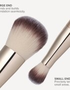Anastasia Beverly Hills Impeccable Foundation & Face Brush kétvégű univerzális alapozó ecset 1 db