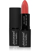 Antipodes Moisture-Boost Natural Lipstick tápláló rúzs árnyalat Dusky Sound Pink 4 g