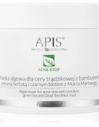 Apis Natural Cosmetics Acne-Stop Professional tisztító és lágyító maszk az aknéra hajlamos zsíros bőrre 100 g
