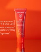 Apivita Bee Sun Safe Anti-Spot and Anti-Age Face Cream SPF 50 védőkrém a bőröregedés ellen SPF 50 50 ml