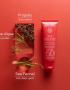 Apivita Bee Sun Safe Anti-Spot and Anti-Age Tinted Face Cream SPF50 védő tonizáló krém arcra SPF 50 árnyalat Tinted 50 ml