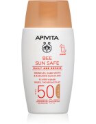 Apivita Bee Sun Safe Daily Age Repair Tinted Fluid SPF50 színező védő krém SPF 50 50 ml