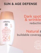Apivita Bee Sun Safe Daily Age Repair Tinted Fluid SPF50 színező védő krém SPF 50 50 ml