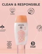Apivita Bee Sun Safe Daily Age Repair Tinted Fluid SPF50 színező védő krém SPF 50 50 ml