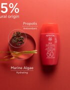 Apivita Bee Sun Safe Dry Touch Face Fluid SPF50 bőrvédő folyadék SPF 50+ 50 ml