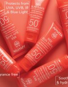 Apivita Bee Sun Safe Hydra Sensitive Soothing Face Cream SPF50+ nyugtató és hidratáló krém SPF 50+ 50 ml