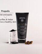 Apivita Cleansing Black Detox Cleansing Gel tisztító gél faszénnel az arcra és a szemekre 150 ml