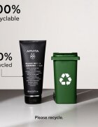 Apivita Cleansing Black Detox Cleansing Gel tisztító gél faszénnel az arcra és a szemekre 150 ml