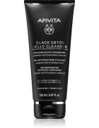 Apivita Cleansing Black Detox Jelly Cleanser tisztító gél aktív szénnel 150 ml