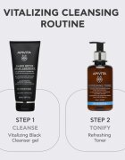 Apivita Cleansing Black Detox Jelly Cleanser tisztító gél aktív szénnel 150 ml