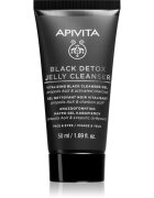 Apivita Cleansing Black Detox Jelly Cleanser tisztító gél aktív szénnel 50 ml