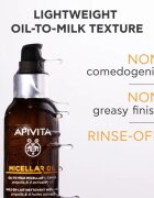 Apivita Cleansing Micellar Oil tisztító és sminklemosó olaj 150 ml