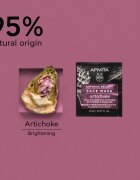 Apivita Express Beauty Brightening Face Mask Artichoke intenzív hidratáló maszk A.H.A.-val (Alpha Hydroxy Acids) 2x8 ml