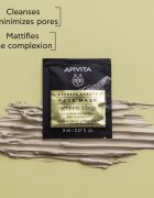 Apivita Express Beauty Cleansing Face Mask Green Clay tisztító és kisimító arcmaszk zöld agyaggal 2x8 ml