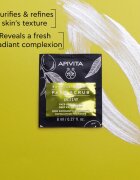 Apivita Express Beauty Exfoliating Face Scrub Olive intenzív tisztító peeling az arcra 2 x 8 ml