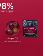 Apivita Express Beauty Firming Face Mask Grape ránctalanító és feszesítő arcpakolás 2x8 ml