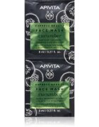 Apivita Express Beauty Moisturizing Face Mask Cucumber intenzíven hidratáló maszk 2x8 ml